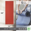 image:imageGaiam Yoga Mat  Premium 5mm Solid Thick Non Slip Exercise amp Fitness Mat for All Types of Yoga Pilates amp Floor Workouts 68 x 24 x 5mmSunburnt