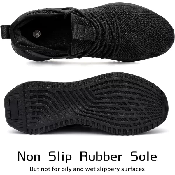 imageSDolphin Athletic Tennis Shoes for Men  Workout Running Ankle Support Sneakers Exercise Walk Run Standing All Black Size 95SDolphin Athletic Tennis Shoes for Men  Workout Running Ankle Support Sneakers Exercise Walk Run Standing All Black Size 95