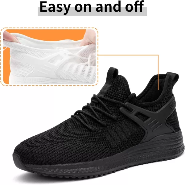 imageSDolphin Athletic Tennis Shoes for Men  Workout Running Ankle Support Sneakers Exercise Walk Run Standing All Black Size 95SDolphin Athletic Tennis Shoes for Men  Workout Running Ankle Support Sneakers Exercise Walk Run Standing All Black Size 95