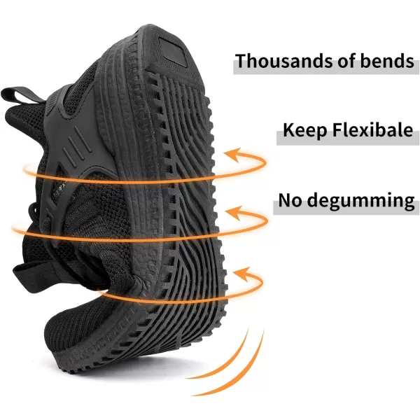 imageSDolphin Athletic Tennis Shoes for Men  Workout Running Ankle Support Sneakers Exercise Walk Run Standing All Black Size 95SDolphin Athletic Tennis Shoes for Men  Workout Running Ankle Support Sneakers Exercise Walk Run Standing All Black Size 95