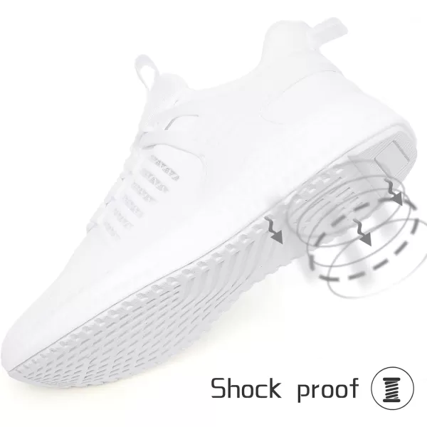 imageSDolphin Mens Running Shoes Sneakers  Tennis Workout Walking Gym Athletic Rubber Sole Breathable Comfortable Non Slip Fashion ShoesCwhitelaces