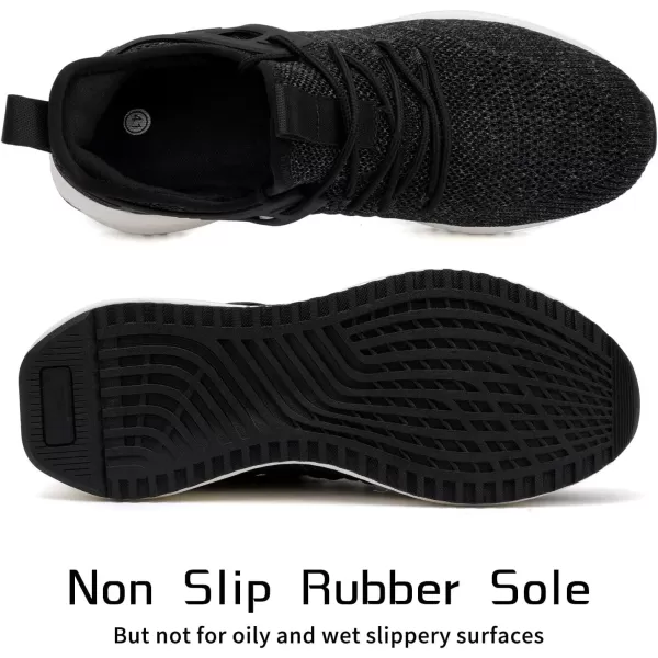 imageSDolphin Mens Running Shoes Sneakers  Tennis Workout Walking Gym Athletic Rubber Sole Breathable Comfortable Non Slip Fashion ShoesEmix Black