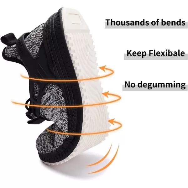 imageSDolphin Mens Running Shoes Sneakers  Tennis Workout Walking Gym Athletic Rubber Sole Breathable Comfortable Non Slip Fashion ShoesJmix Grey