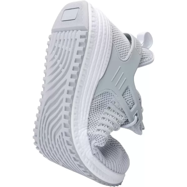 imageSDolphin Mens Running Shoes Wide Slip on Sneakers Tennis Workout Wide Width Walking Shoes Gym Athletic Breathable ComfortableLight Grey