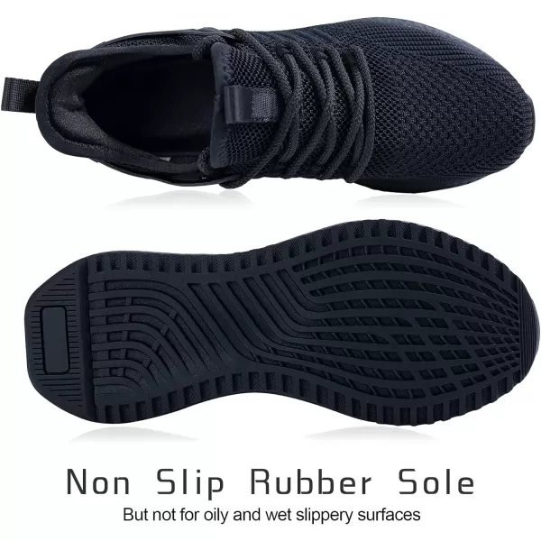 imageSDolphin Running Shoes Women Sneakers  Comfortable Memory Foam Lightweight Walking Tennis Workout Athletic ShoesBlack