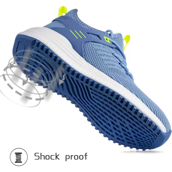 imageSDolphin Running Shoes Women Sneakers  Comfortable Memory Foam Lightweight Walking Tennis Workout Athletic ShoesLight Blue