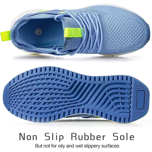 imageSDolphin Running Shoes Women Sneakers  Comfortable Memory Foam Lightweight Walking Tennis Workout Athletic ShoesLight Blue