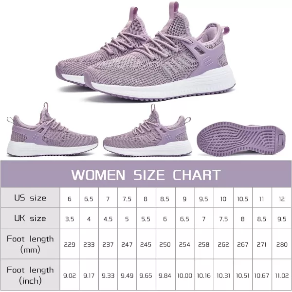 imageSDolphin Running Shoes Women Sneakers  Comfortable Memory Foam Lightweight Walking Tennis Workout Athletic ShoesViolet Purple