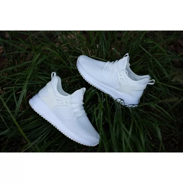 imageSDolphin Running Shoes Women Sneakers  Comfortable Memory Foam Lightweight Walking Tennis Workout Athletic ShoesWhite