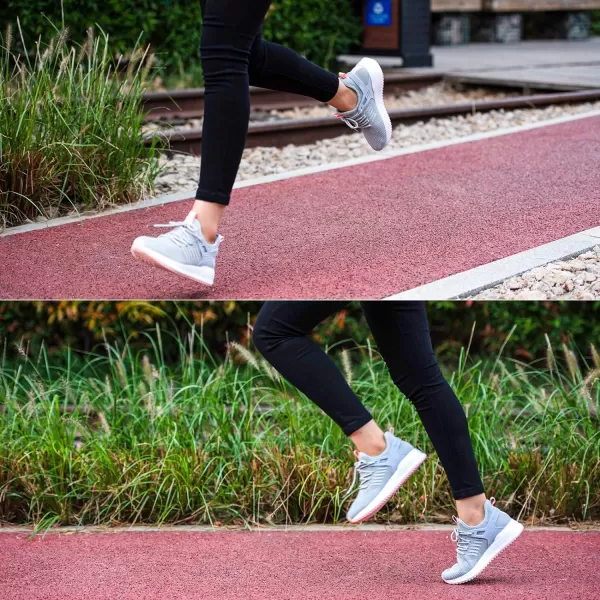 imageSDolphin Running Shoes Women Sneakers  Tennis Workout Walking Gym Lightweight Athletic Comfortable Casual Memory Foam Fashion ShoesGrey