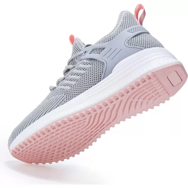 imageSDolphin Running Shoes Women Sneakers  Tennis Workout Walking Gym Lightweight Athletic Comfortable Casual Memory Foam Fashion ShoesGrey