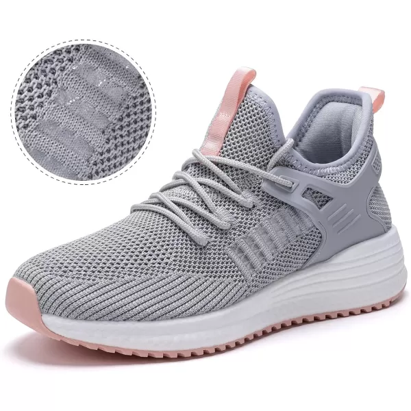 imageSDolphin Running Shoes Women Sneakers  Tennis Workout Walking Gym Lightweight Athletic Comfortable Casual Memory Foam Fashion ShoesGreybreathable