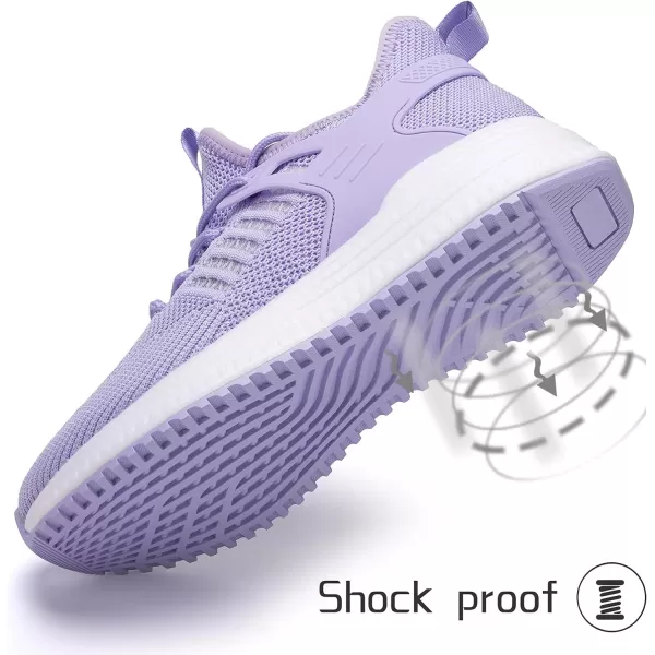 imageSDolphin Running Shoes Women Sneakers  Tennis Workout Walking Gym Lightweight Athletic Comfortable Casual Memory Foam Fashion ShoesLight Purplebreathable