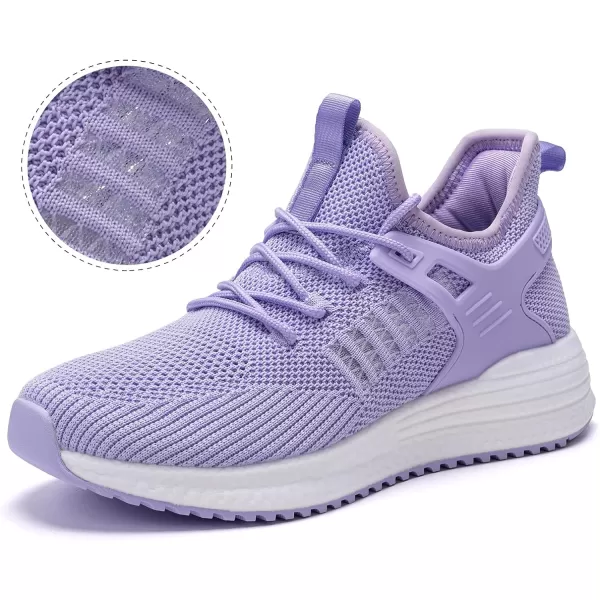 imageSDolphin Running Shoes Women Sneakers  Tennis Workout Walking Gym Lightweight Athletic Comfortable Casual Memory Foam Fashion ShoesLight Purplebreathable