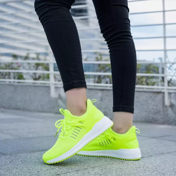 imageSDolphin Running Shoes Women Sneakers  Tennis Workout Walking Gym Lightweight Athletic Comfortable Casual Memory Foam Fashion ShoesLime Greenbreathable
