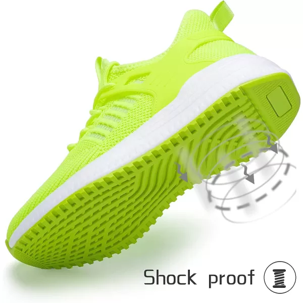 imageSDolphin Running Shoes Women Sneakers  Tennis Workout Walking Gym Lightweight Athletic Comfortable Casual Memory Foam Fashion ShoesLime Greenbreathable