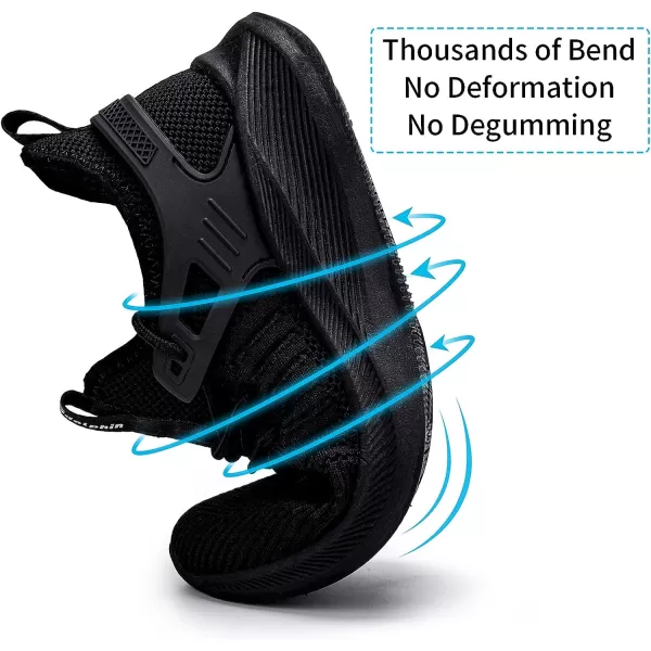 imageSDolphin Running Shoes Women Sneakers  Tennis Workout Walking Gym Lightweight Athletic Comfortable Casual Memory Foam Fashion ShoesNew All Black
