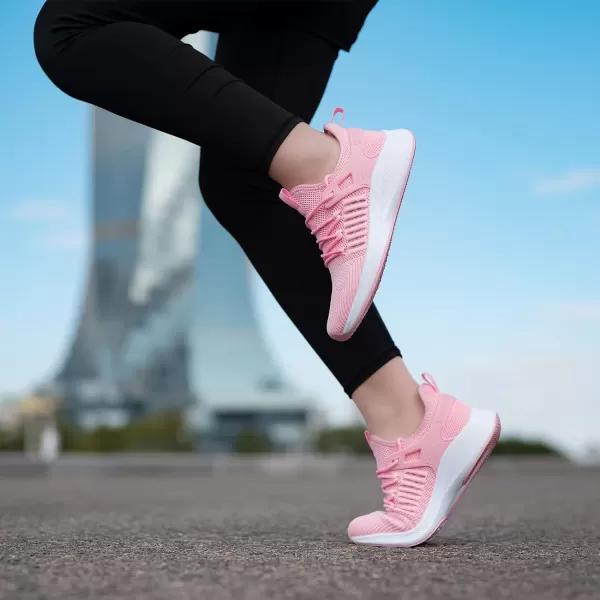 imageSDolphin Running Shoes Women Sneakers  Tennis Workout Walking Gym Lightweight Athletic Comfortable Casual Memory Foam Fashion ShoesNew Pink