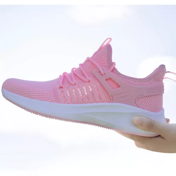 imageSDolphin Running Shoes Women Sneakers  Tennis Workout Walking Gym Lightweight Athletic Comfortable Casual Memory Foam Fashion ShoesNew Pink