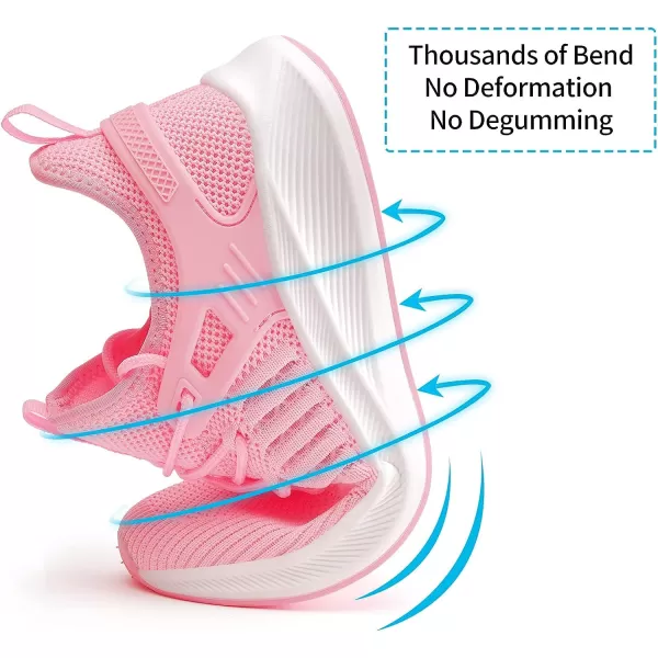 imageSDolphin Running Shoes Women Sneakers  Tennis Workout Walking Gym Lightweight Athletic Comfortable Casual Memory Foam Fashion ShoesNew Pink