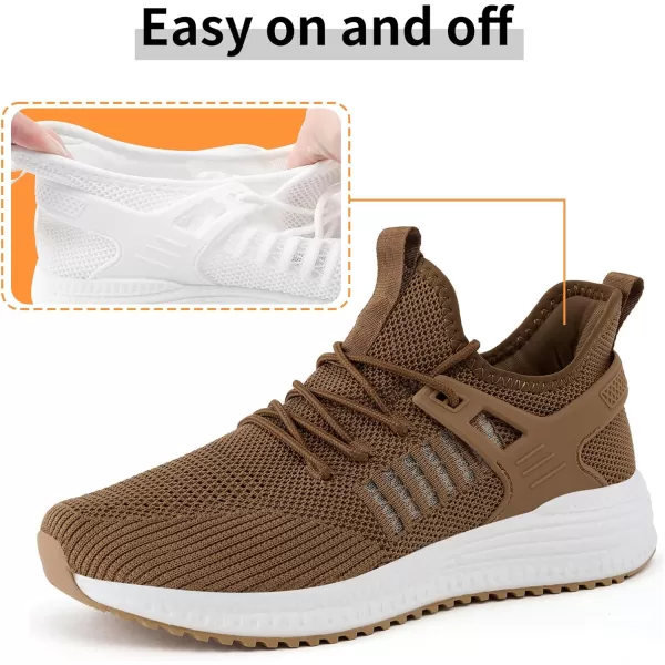 imageSDolphin Running Workout Shoes for Men  Gym Athletic Training Sports Exercise Memory Foam Sneakers Brown Size 9SDolphin Running Workout Shoes for Men  Gym Athletic Training Sports Exercise Memory Foam Sneakers Brown Size 9