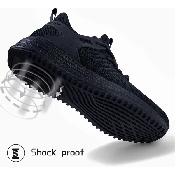 imageWide Shoes for Women Wide Walking Shoes Width Running Shoes Wide Tennis Gym Workout Athletic Sneakers for WomenBlack