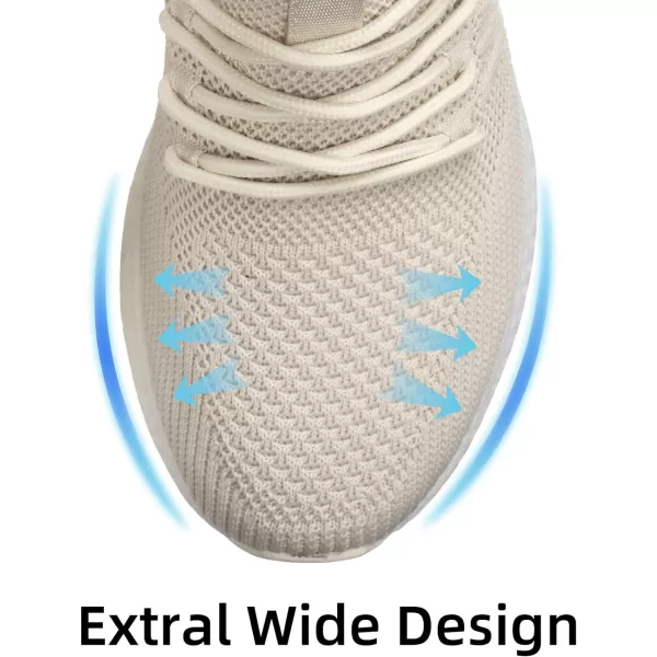 imageWide Shoes for Women Wide Walking Shoes Width Running Shoes Wide Tennis Gym Workout Athletic Sneakers for WomenBlack