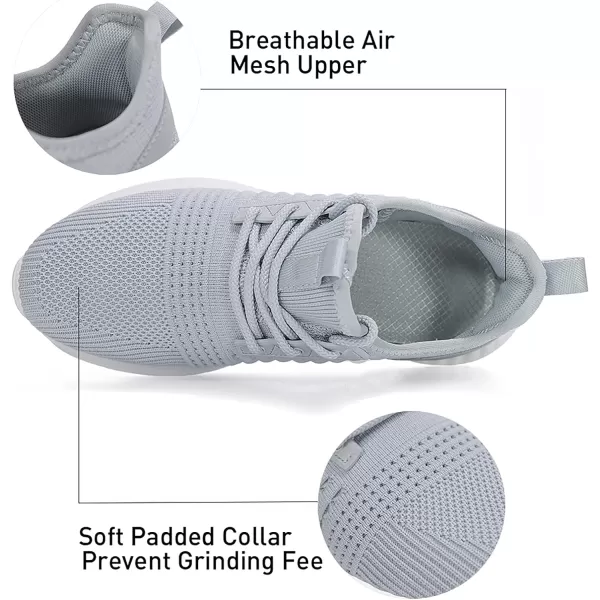 imageWomens Tennis Shoes  Women Sneakers Workout Running Walking Athletic Gym Fashion Lightweight Nursing Casual Light Shoes GreyWomens Tennis Shoes  Women Sneakers Workout Running Walking Athletic Gym Fashion Lightweight Nursing Casual Light Shoes Grey