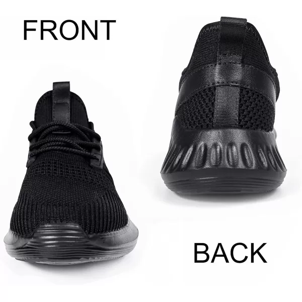 imageWomens Tennis Shoes  Women Sneakers Workout Running Walking Athletic Gym Fashion Lightweight Nursing Casual Light ShoesAll Black