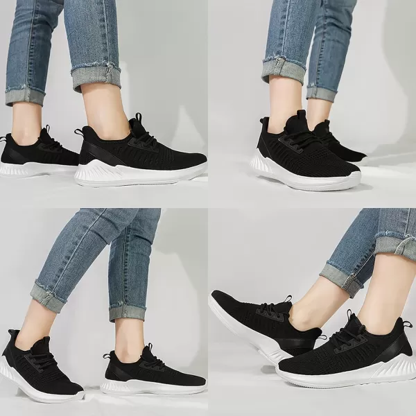 imageWomens Tennis Shoes  Women Sneakers Workout Running Walking Athletic Gym Fashion Lightweight Nursing Casual Light ShoesBlack