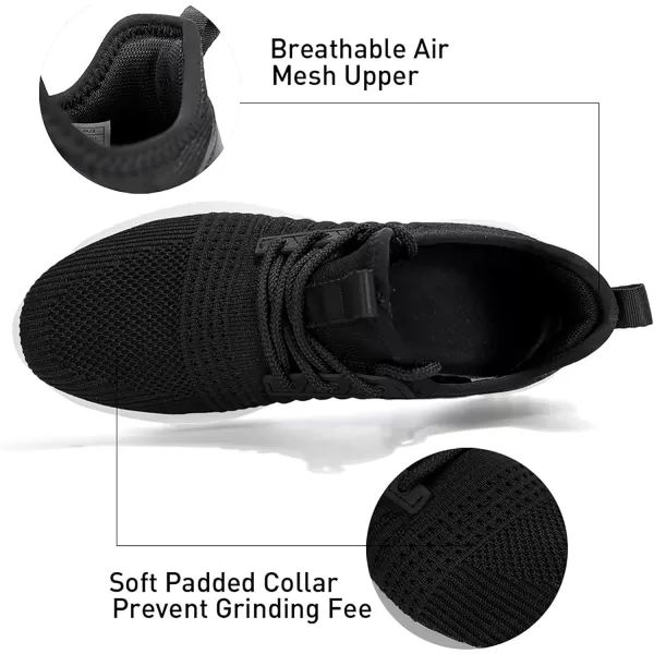 imageWomens Tennis Shoes  Women Sneakers Workout Running Walking Athletic Gym Fashion Lightweight Nursing Casual Light ShoesBlack