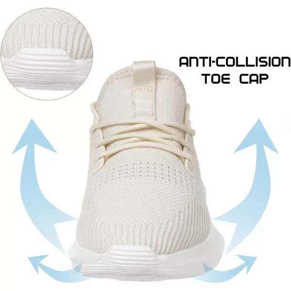imageWomens Tennis Shoes  Women Sneakers Workout Running Walking Athletic Gym Fashion Lightweight Nursing Casual Light ShoesCreamcoloured