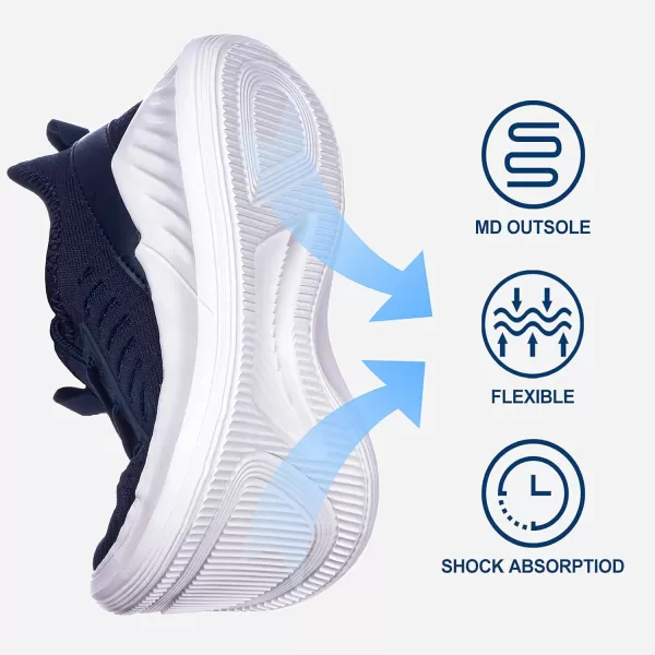 imageWomens Tennis Shoes  Women Sneakers Workout Running Walking Athletic Gym Fashion Lightweight Nursing Casual Light ShoesDark Blue