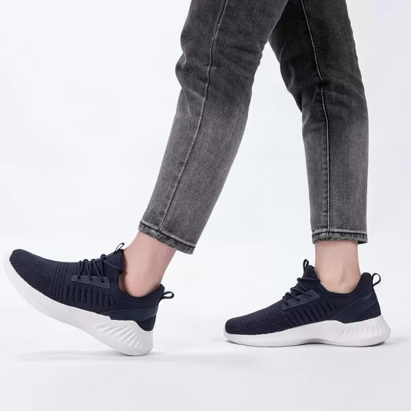 imageWomens Tennis Shoes  Women Sneakers Workout Running Walking Athletic Gym Fashion Lightweight Nursing Casual Light ShoesDark Blue