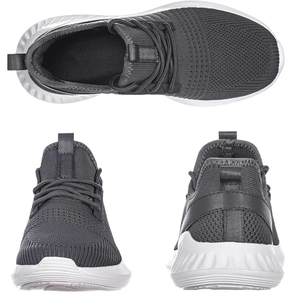 imageWomens Tennis Shoes  Women Sneakers Workout Running Walking Athletic Gym Fashion Lightweight Nursing Casual Light ShoesDark Gray