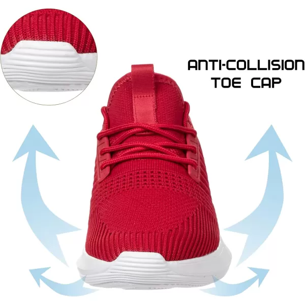 imageWomens Tennis Shoes  Women Sneakers Workout Running Walking Athletic Gym Fashion Lightweight Nursing Casual Light ShoesRed