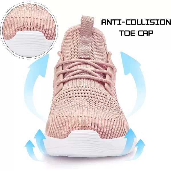 imageWomens Tennis Shoes  Women Sneakers Workout Running Walking Athletic Gym Fashion Lightweight Nursing Casual Light ShoesSakura Pink