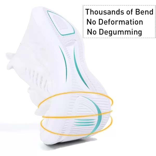 imageWomens Tennis Shoes  Women Sneakers Workout Running Walking Athletic Gym Fashion Lightweight Nursing Casual Light ShoesWhite
