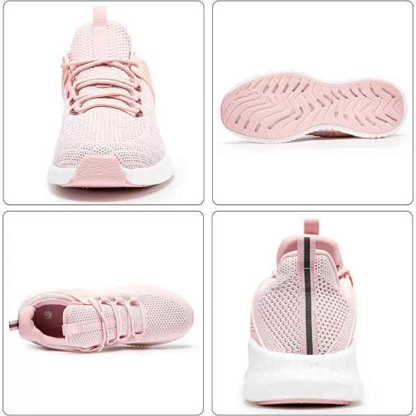 imageWomens Workout Running Shoes  Breathable Comfortable Lightweight Shoes Tennis Sneakers for Walking Gym WorkAupgradespink