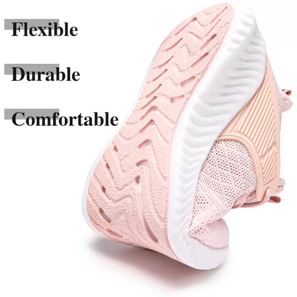 imageWomens Workout Running Shoes  Breathable Comfortable Lightweight Shoes Tennis Sneakers for Walking Gym WorkAupgradespink