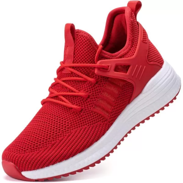 imageSDolphin Running Shoes Women Sneakers  Comfortable Memory Foam Lightweight Walking Tennis Workout Athletic ShoesRedbreathable