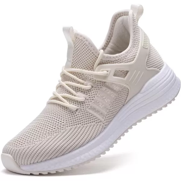 imageSDolphin Running Shoes Women Sneakers  Tennis Workout Walking Gym Lightweight Athletic Comfortable Casual Memory Foam Fashion ShoesBeigebreathable
