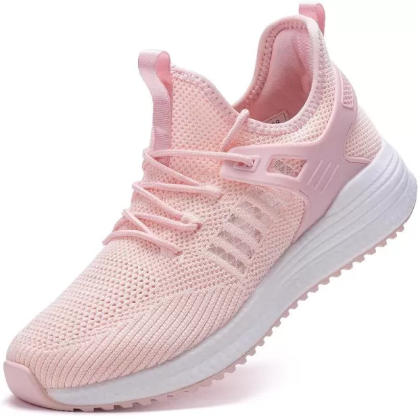 imageSDolphin Running Shoes Women Sneakers  Tennis Workout Walking Gym Lightweight Athletic Comfortable Casual Memory Foam Fashion ShoesLight Pinkbreathable