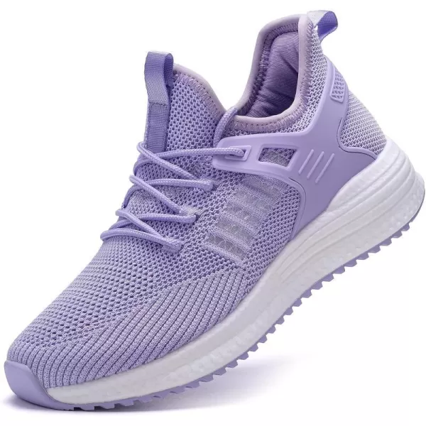 imageSDolphin Running Shoes Women Sneakers  Tennis Workout Walking Gym Lightweight Athletic Comfortable Casual Memory Foam Fashion ShoesLight Purplebreathable