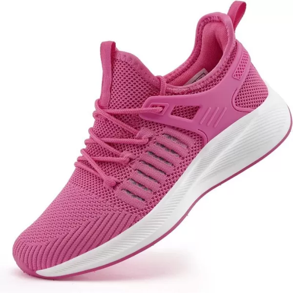 imageSDolphin Running Shoes Women Sneakers  Tennis Workout Walking Gym Lightweight Athletic Comfortable Casual Memory Foam Fashion ShoesNew Hot Pink