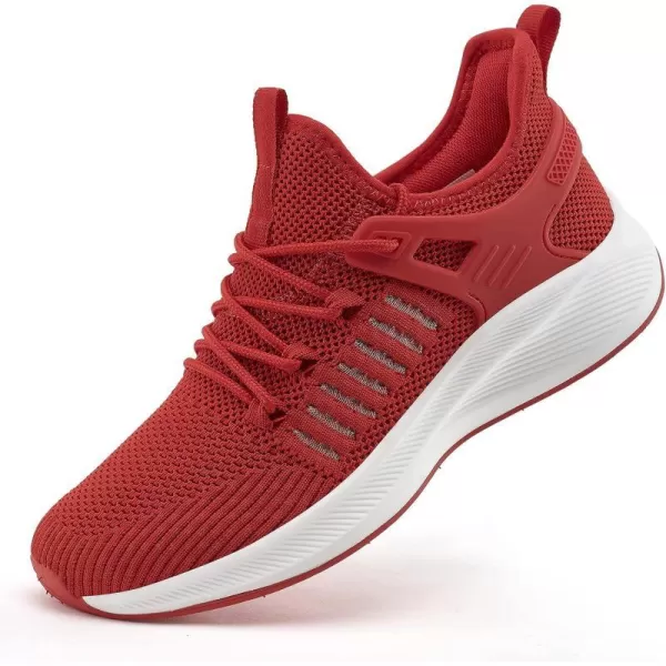 imageSDolphin Running Shoes Women Sneakers  Tennis Workout Walking Gym Lightweight Athletic Comfortable Casual Memory Foam Fashion ShoesNew Red