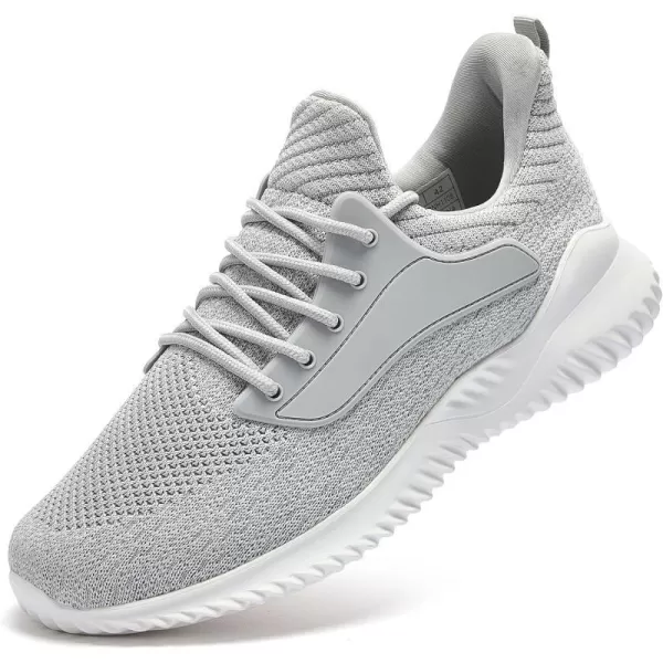 imageWomens Walking Shoes  Slip On Tennis Running Shoes Memory Foam Lightweight Breathable Comfortable Sneakers for Athletic Workout Gym NursingGrey