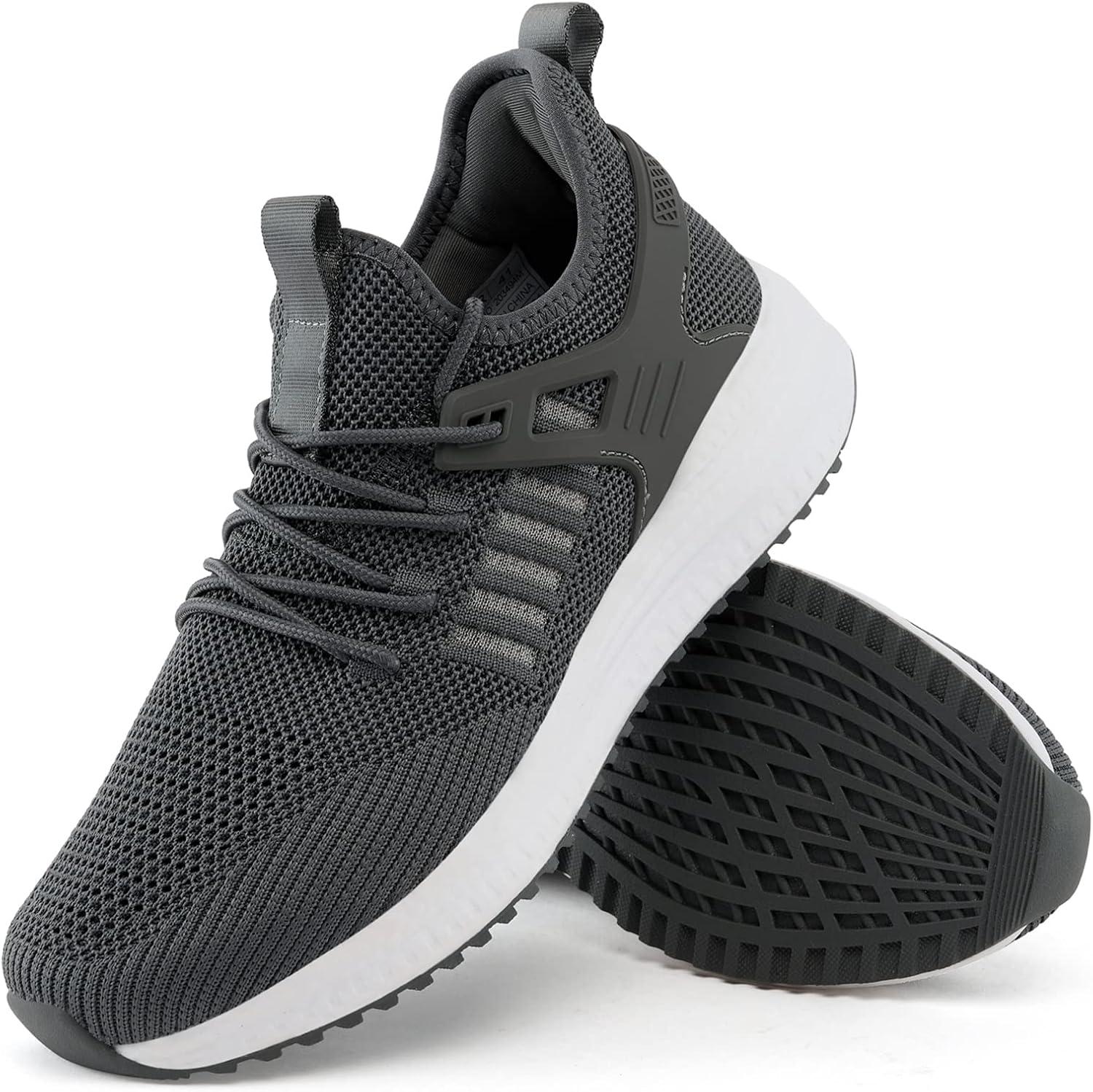 imageSDolphin Running Shoes for Men  Workout Gym Athletic Training Walking Comfortable Mens Sneakers Grey Size 115