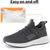 imageSDolphin Running Shoes for Men  Workout Gym Athletic Training Walking Comfortable Mens Sneakers Grey Size 115