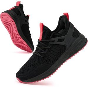imageSDolphin Running Gym Shoes Men  Workout Walking Athletic Training Sports Sneakers Black Red Size 115 FblackRed